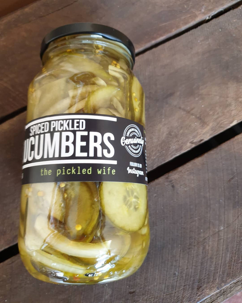 The Pickled Wife Spiced Pickled Cucumbers 500g
